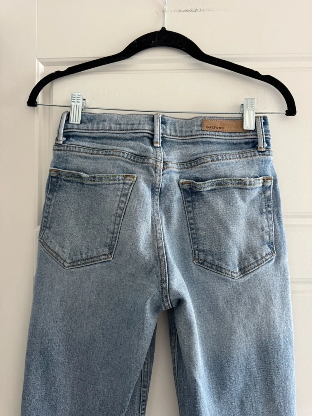 GRLFRND Light Blue Distressed Boyfriend Jeans - Picture 5 of 7
